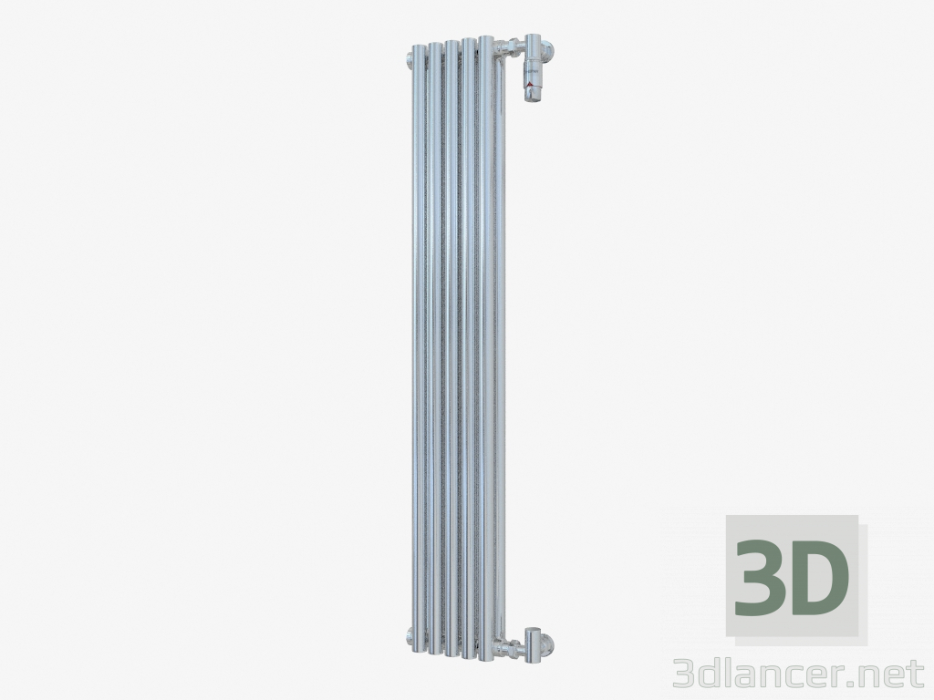 modello 3D Radiator Estet (1200h211; 5 sezioni) - anteprima