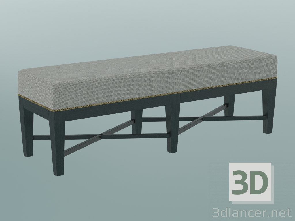 modello 3D Panchina Dewsbury - anteprima