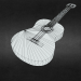 3D Akustik gitar modeli satın - render