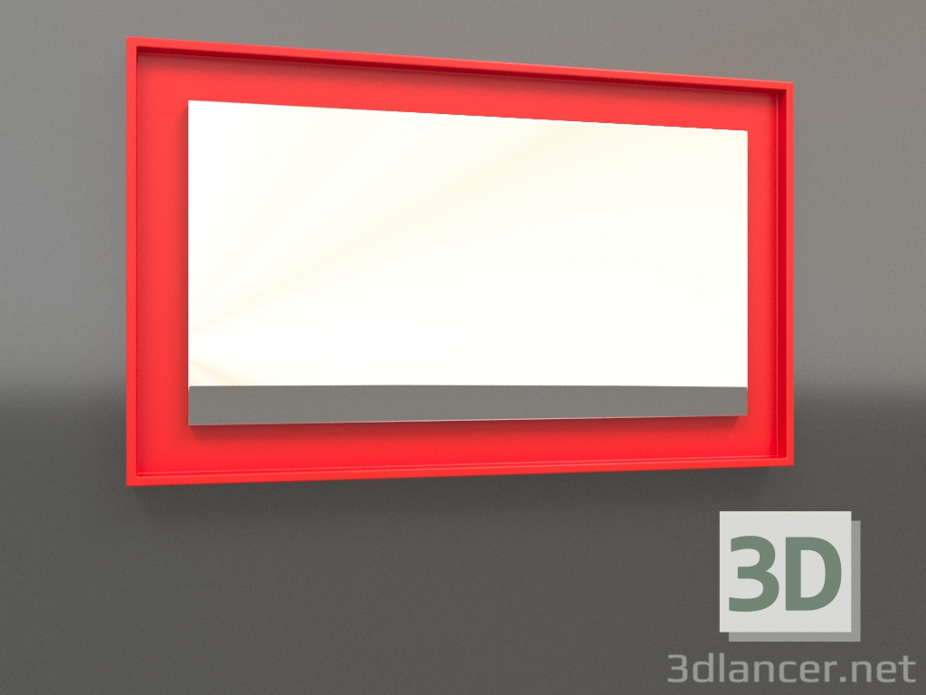 3D modeli Ayna ZL 18 (750x450, parlak turuncu) - önizleme