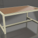 3d model Dining table with glass top 179 (Gold) - preview