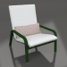 modèle 3D Chaise longue à dossier haut (Vert bouteille) - preview