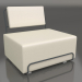modèle 3D Chaise longue (Anthracite) - preview