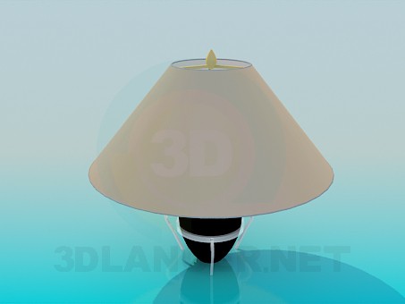 3D modeli Masa lambası - önizleme