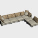 3d model Corner sofa Tennessee (III-variant) - preview