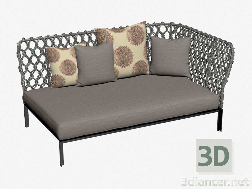 3D modeli Bahçe divanları 1 - önizleme