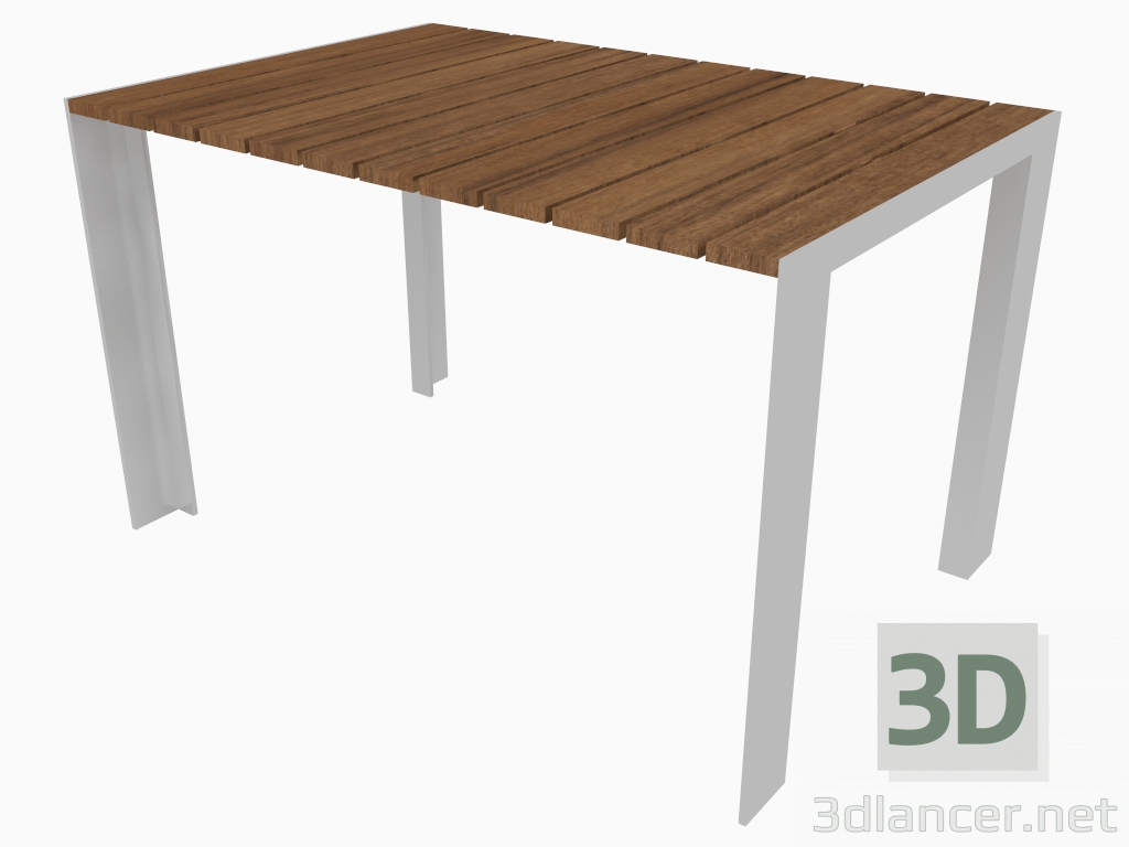 3d model Outdoor table (80x120x73) - preview