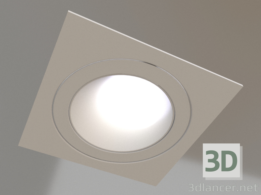 3d model Recessed luminaire (6902) - preview