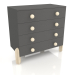 3d model Chest of drawers D1 size M - preview