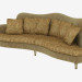 Modelo 3d Sofá ao estilo do art deco Ginevra - preview