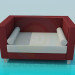3D Modell Sofa mit Rollen - Vorschau