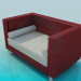 3d model Sofa with rollers - preview