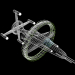 Nave espacial militar 3D modelo Compro - render