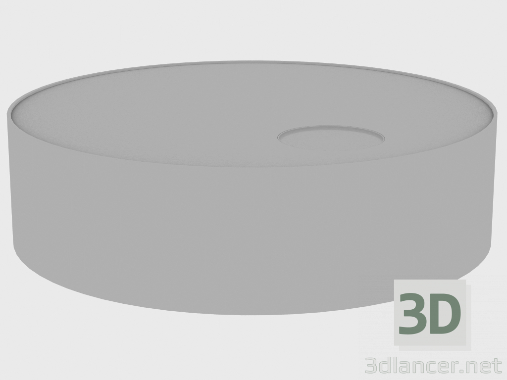 modello 3D Tavolino SUN SMALL TABLE SMOOTH (d100xH27) - anteprima