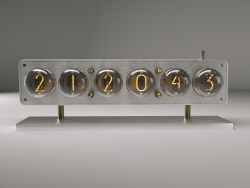 Reloj con lámparas IN-4.IN4 Glow Tube Reloj Nixie Electron Tube