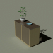 3d Dresser plant model buy - render