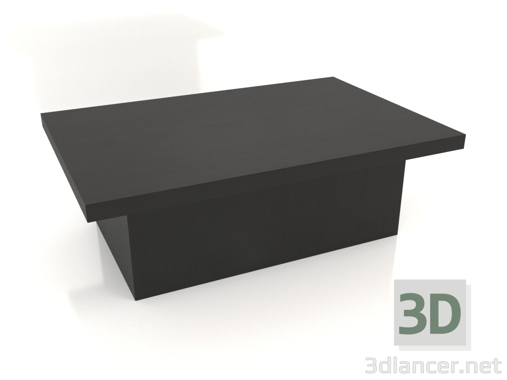 3 डी मॉडल कॉफी टेबल जेटी 101 (1200x800x400, लकड़ी का काला) - पूर्वावलोकन