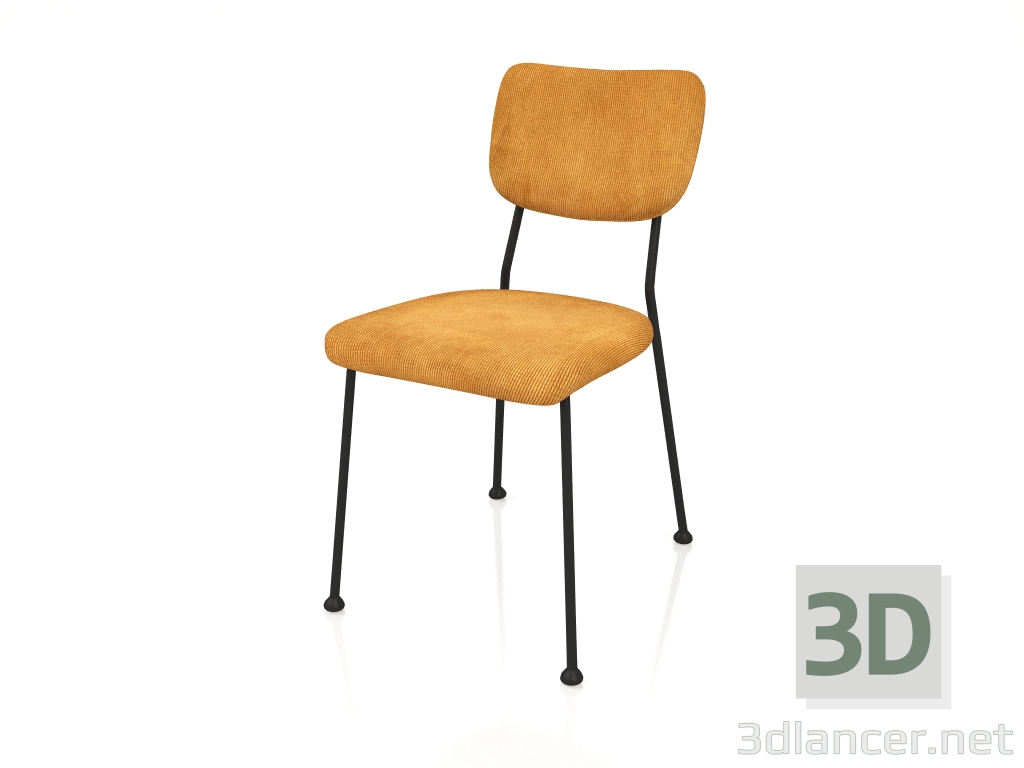 modèle 3D Chaise Benson (Ocre) - preview