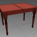 3D Modell Tisch + Stuhl LT T 13302 Buttermilch - Vorschau