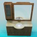 3d model Washstand, dresser, mirror - preview