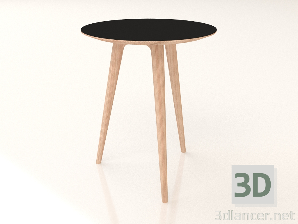 modello 3D Tavolino Arp 45 (Nero) - anteprima