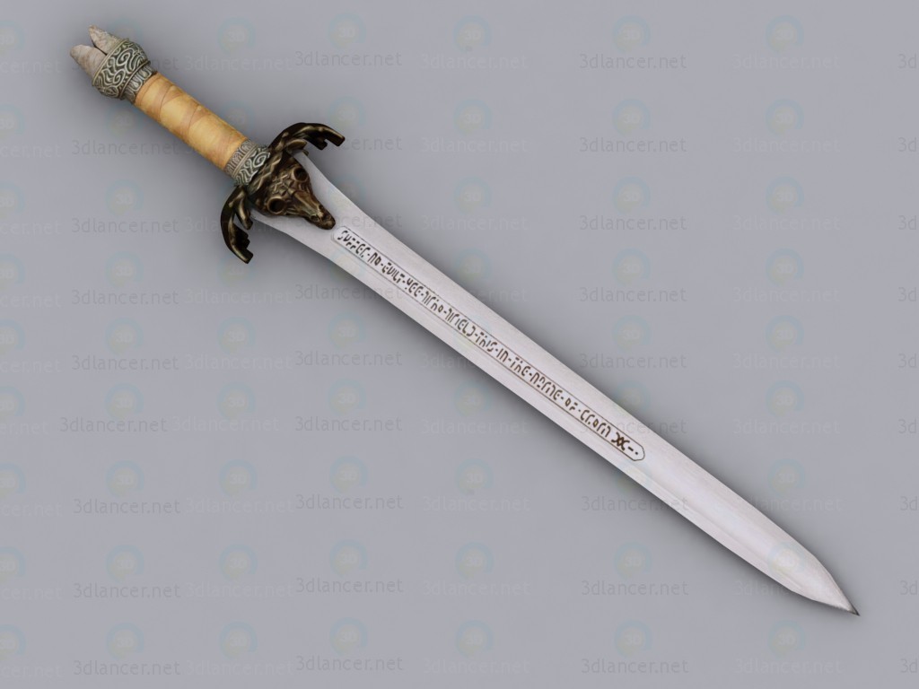 3d model Espada de Conan el Barbaro - vista previa