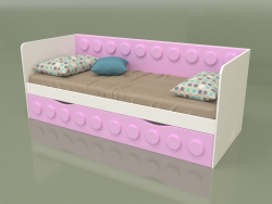 Sofa bed for teenagers with 1 drawer (Iris)