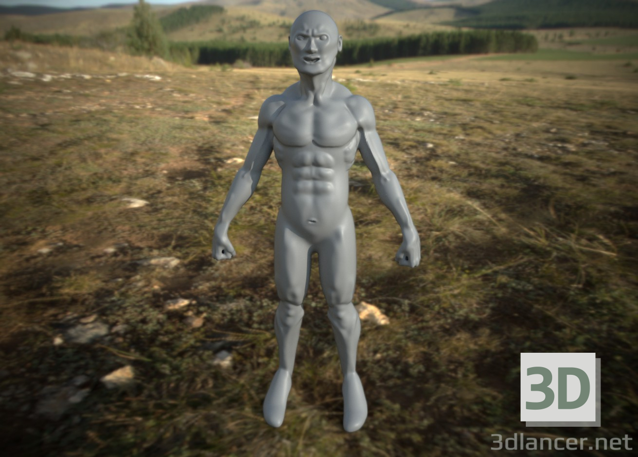 3D modeli İnsan - önizleme