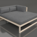 3d model XL modular sofa, section 2 right (Sand) - preview