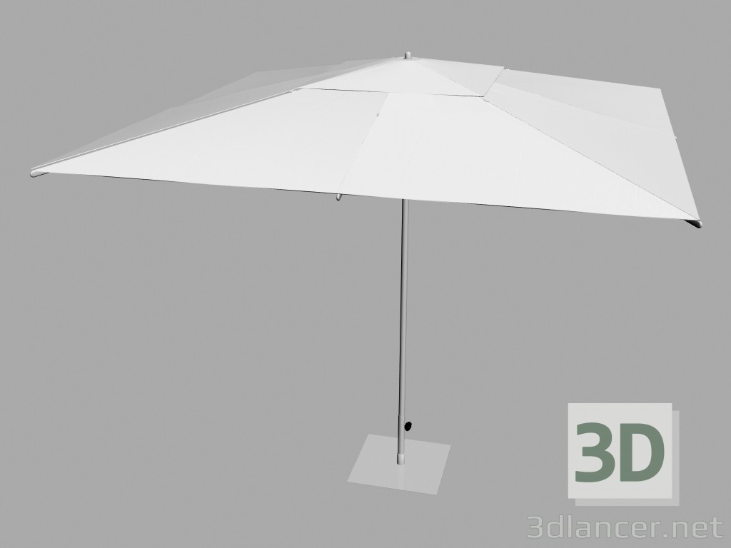 3d model Sombrilla parasol de aluminio 300 x 300 1633 1698 - vista previa