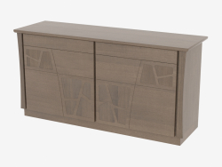 2-door cupboard with 2 drawers on the base CR2MOLZ