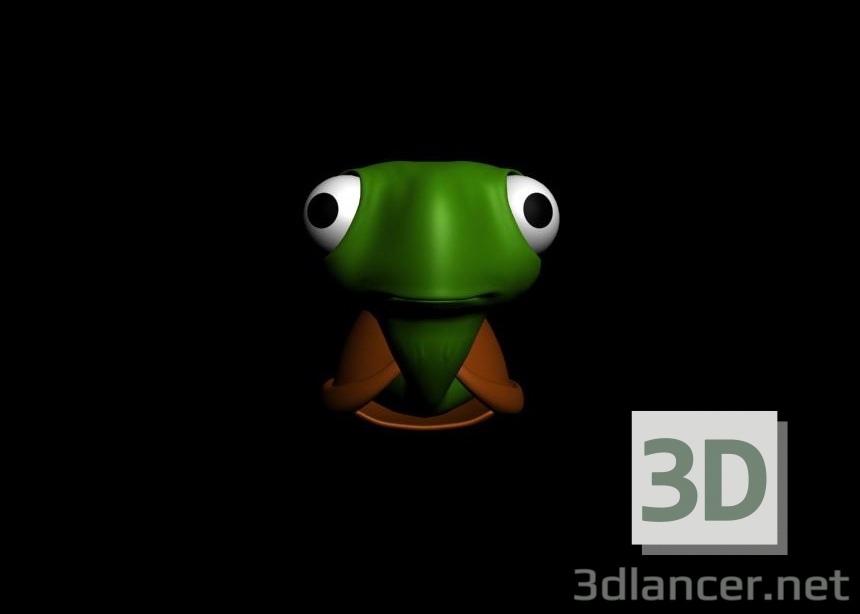 modèle 3D jouet d'une tortue - preview