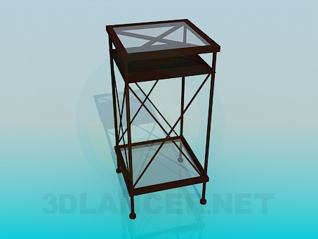 3d model Newspaper stand - preview