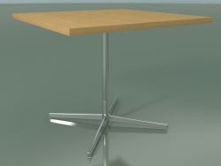 Table carrée 5567 (H 74 - 90x90 cm, Chêne naturel, LU1)