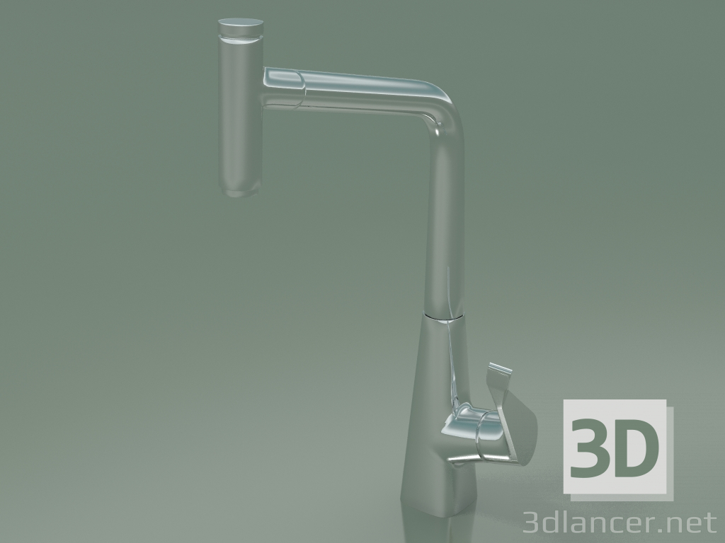 3D Modell Einhebel-Küchenmixer (14884000) - Vorschau