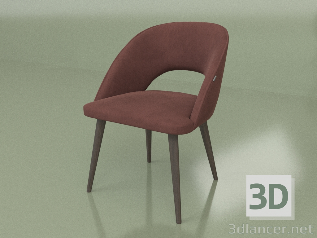 3D modeli Rocco sandalye (ayaklar Tin-120) - önizleme