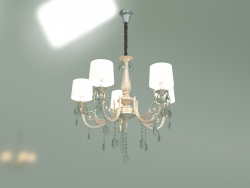 Pendant chandelier 10098-5 (silver-tinted crystal)
