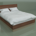 3D modeli Çift kişilik yatak DN 2016 (Ceviz) - önizleme