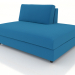 3d model Sofa module 83 single extended on the right - preview