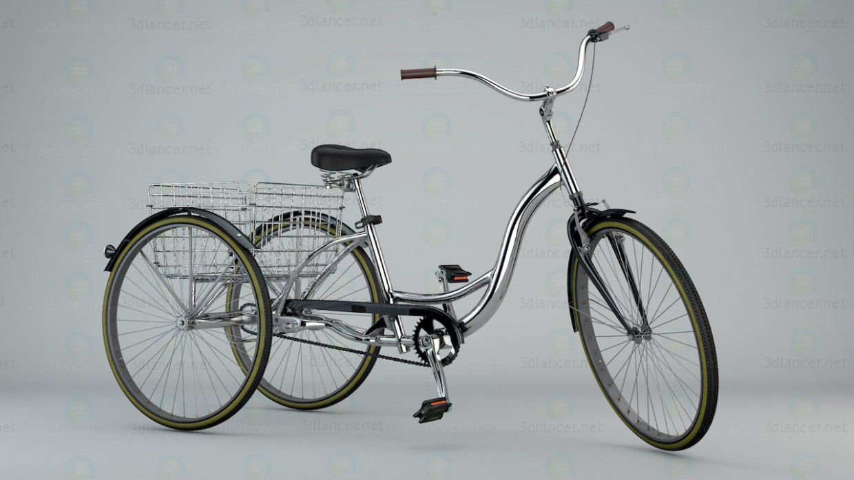 modèle 3D Tricycle - preview