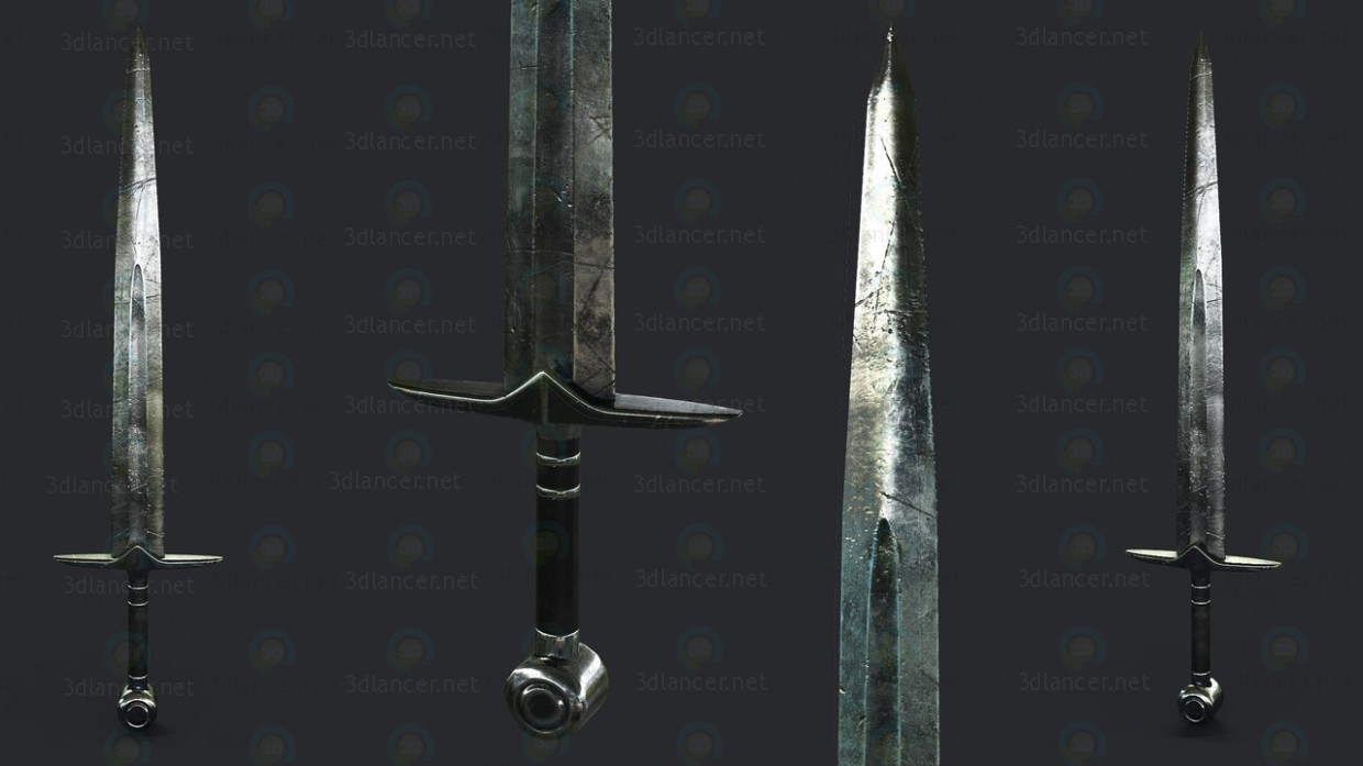3d model Steel-Sword - preview