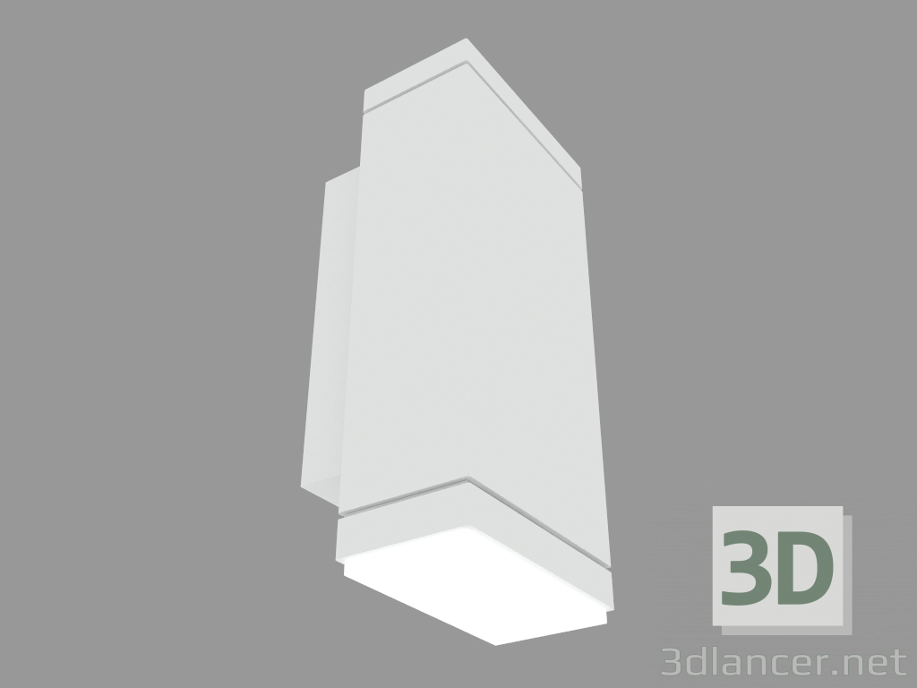 modèle 3D Applique PLAN VERTICAL 90 SIMPLE EMISSION (S3885W) - preview