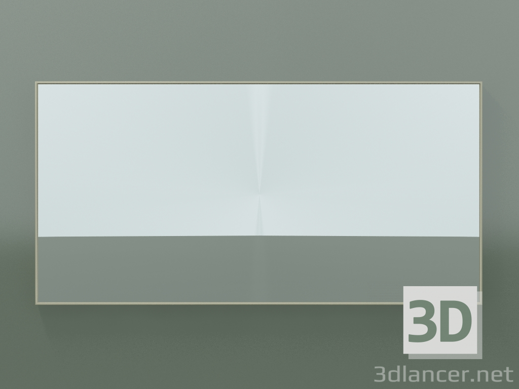 modello 3D Specchio Rettangolo (8ATFL0001, Bone C39, Н 60, L 120 cm) - anteprima