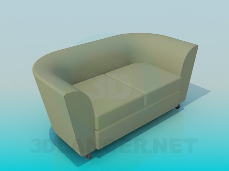 modèle 3D Canapé - preview