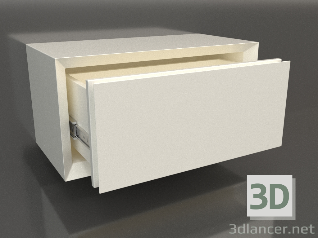 3d model Mueble TM 011 (abierto) (400x200x200, color plástico blanco) - vista previa