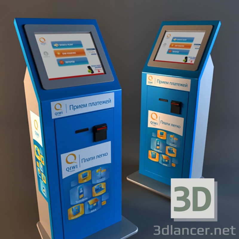 modèle 3D Kiwi terminal - preview