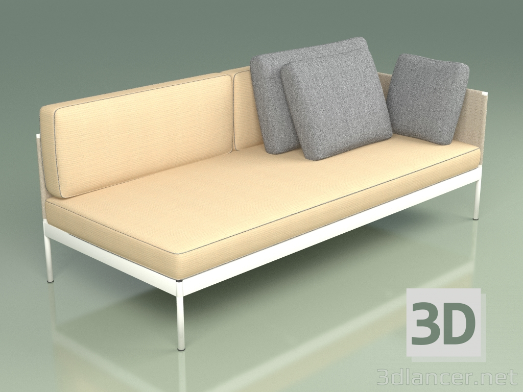 3d model Modular sofa (357 + 339, option 2) - preview