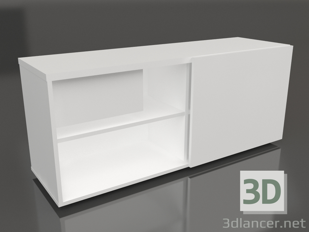 modèle 3D Armoire de bureau Norme A14M (1400x432x600) - preview