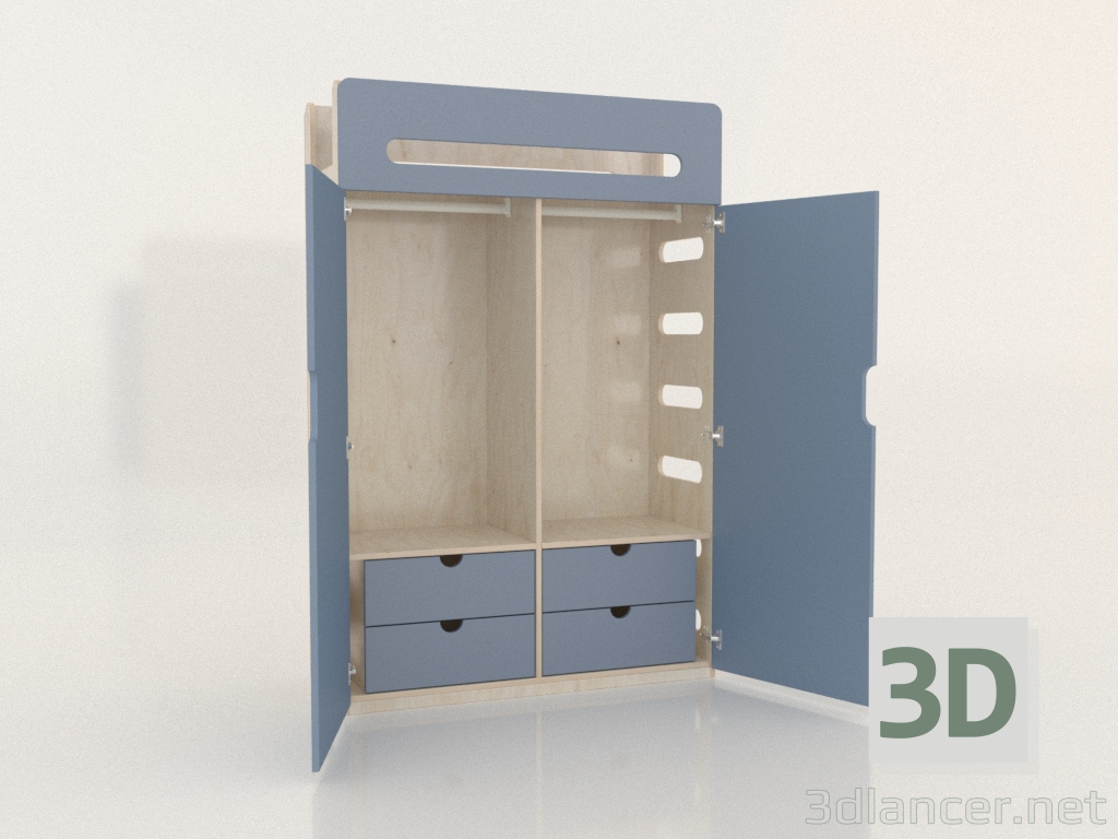modèle 3D Armoire ouverte MOVE WE (WAMWE2) - preview