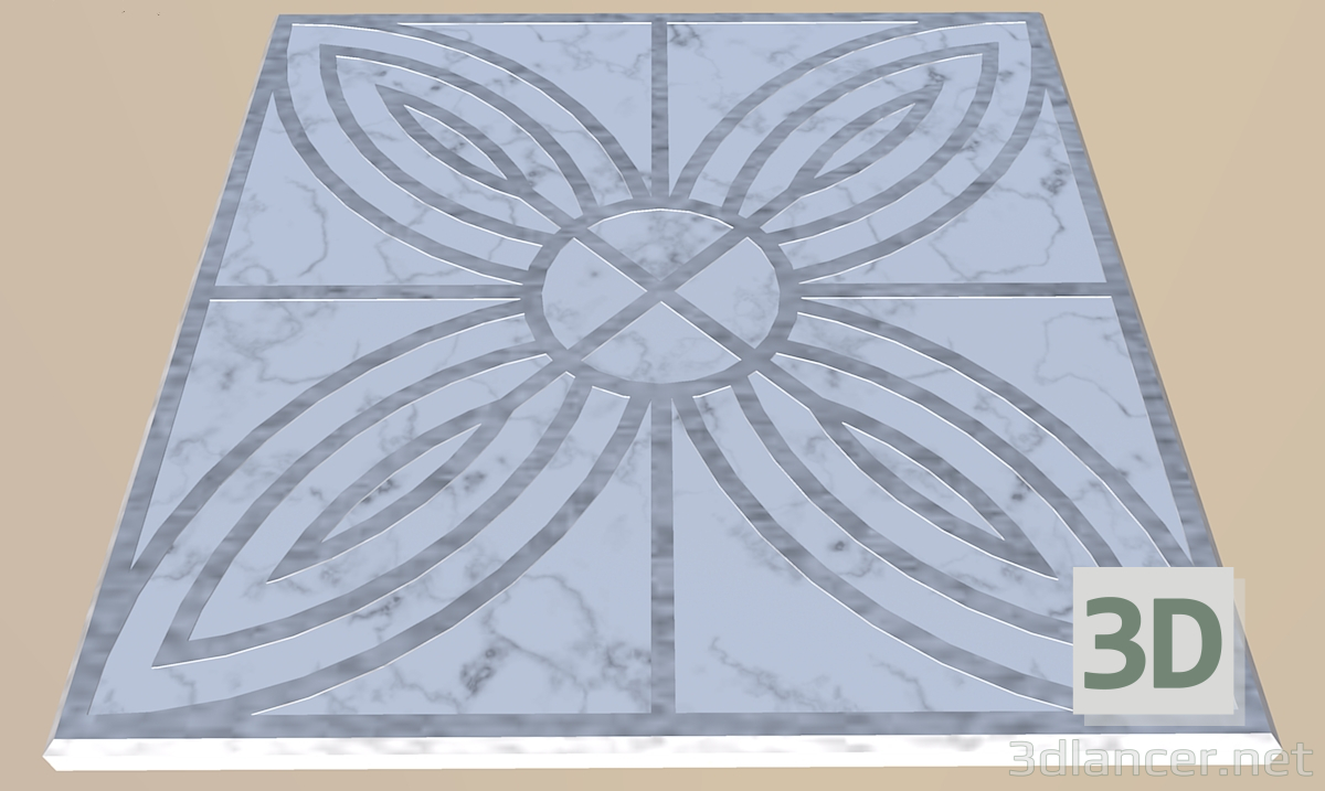 3d model Floor tiles - preview